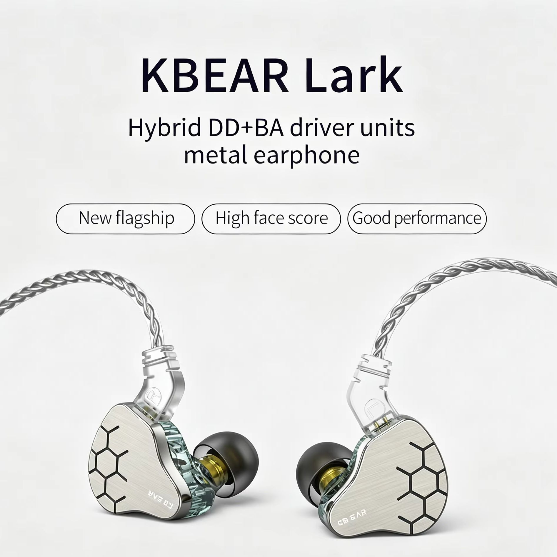 Office Work Tech - KBEAR Lark 1DD+1BA Hibrit IEM HiFi