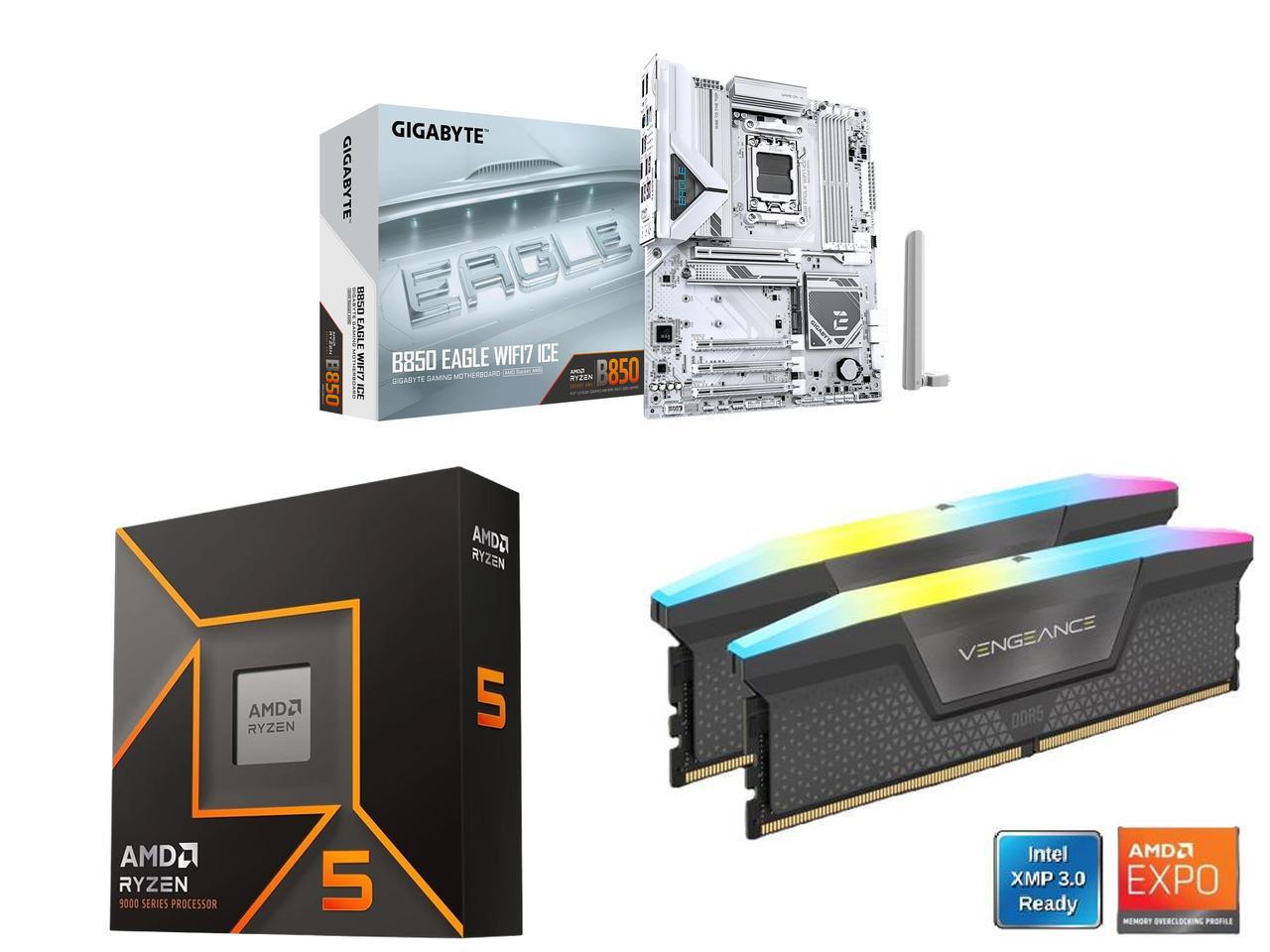 GIGABYTE B850 EAGLE WIFI7 ICE  - Corsair Ram Vengeance 16Gb incelemesi ve fiyatı
