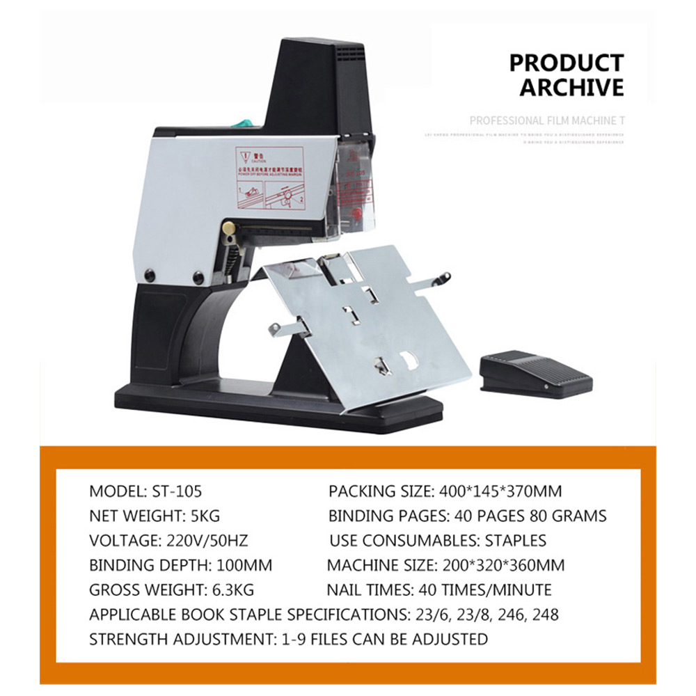 220V ST-105 Elektrikli Metin C - Electric Stapler Heavy incelemesi ve fiyatı